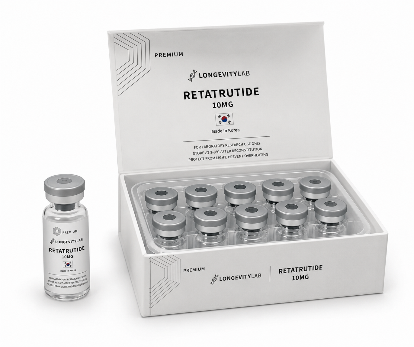 10-vial peptide kit